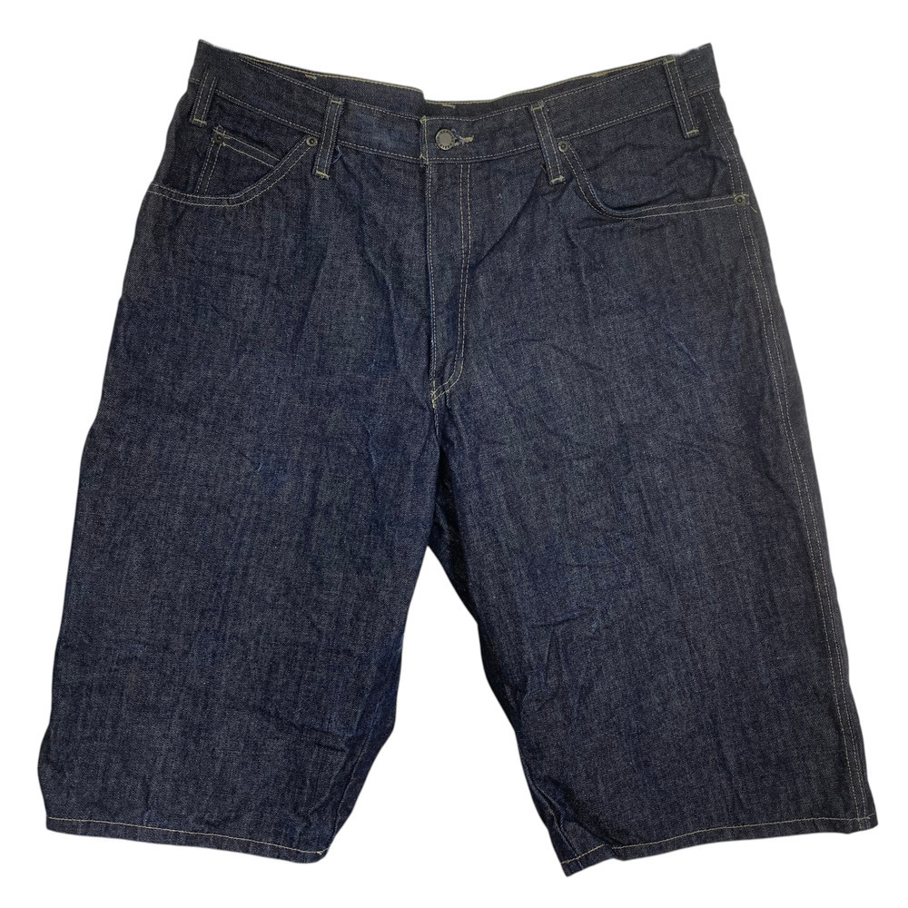 Dickies Sz 36 Denim Skate Shorts Flat Front Punk Jorts Utility Carpenter 14.5"